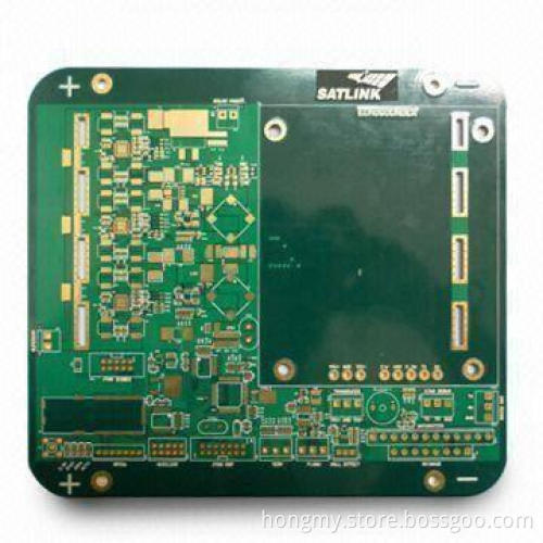 Multilayer PCB, Made of FR-4 Material, 2.0mm Finish Board Thickness and Immersion Gold